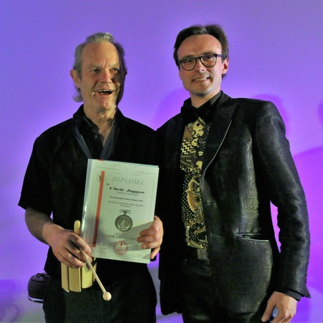 Chris Jagger, brat Micka Jaggera z The Rolling Stones – pierwszy medal w życiu